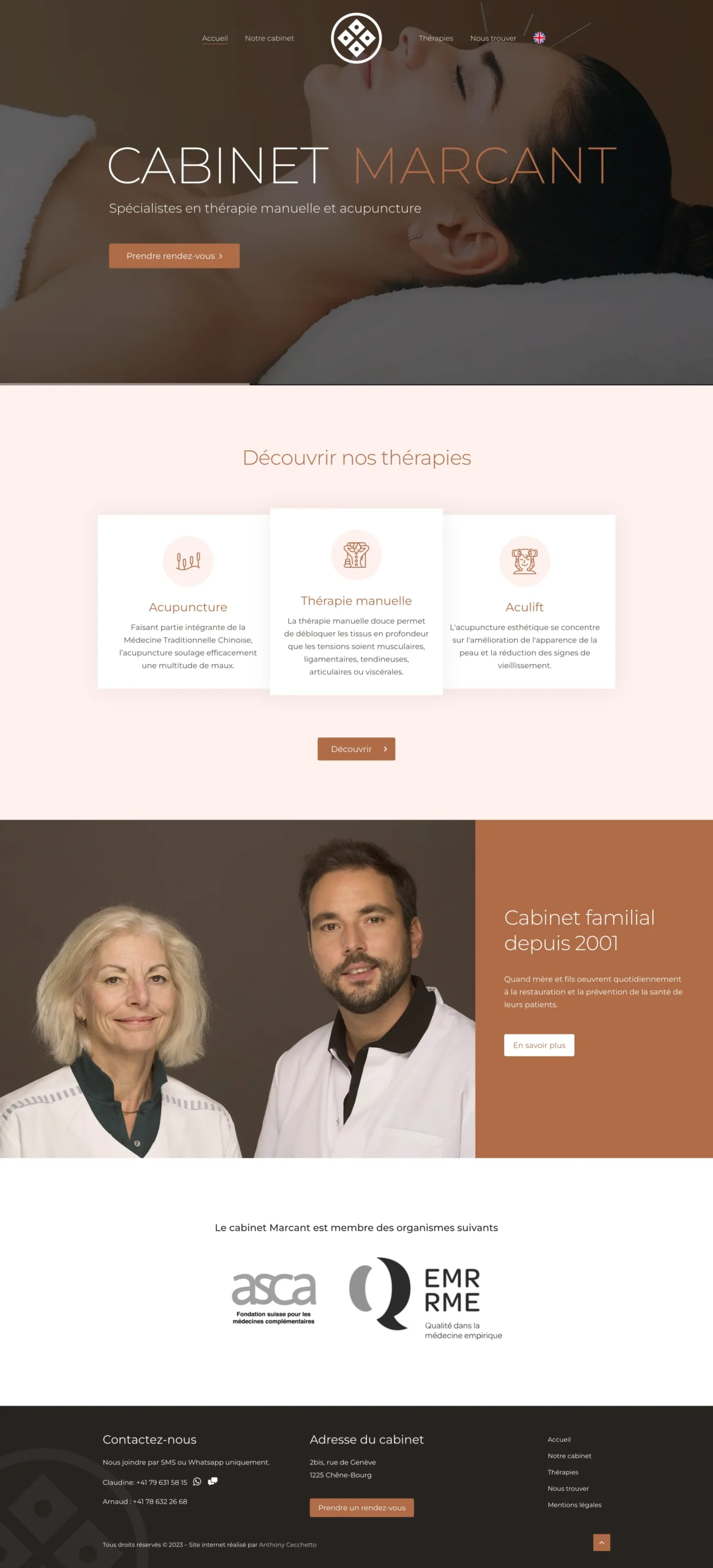 Refonte du site web d’un cabinet d’acupuncture